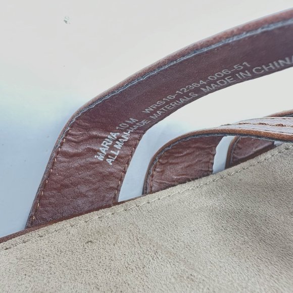 Women's Sandals by Kim Rogers Size 10M Excellent condition Brown - Picture 5 of 5